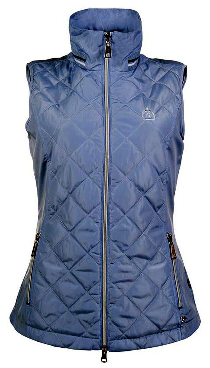 HKM SPORTS EQUIPMENT Riding Vest Limoni Quilt-9602 Trousers, Unisex_Adult, Trouser, HKM 4057052342028, Graphite, L