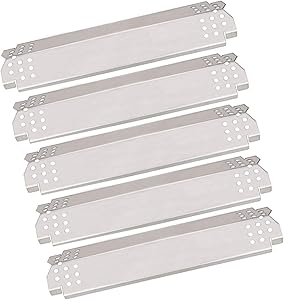 Outdoor Bazaar Set of 5 Heavy Duty Stainless Steel Replacement Heat Plates for Home Depot Nexgrill 5 Burner 720-0888, 720-0888N Gas Grills