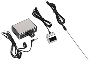 CRYFOKT Water Leakage Detector, 20000X Audio Magnification Underground Water Pipe Leakage Monitor -70D db Dual Probe Water Pipe Leak Sound Intensifier Underground Water Search Machine with Earphone(US)