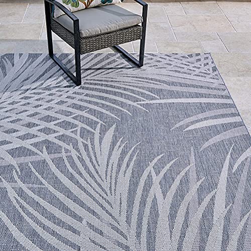 Gertmenian 21956 Outdoor Rug Freedom Collection Coastal Themed Smart Care Deck Patio Carpet