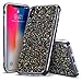 ESR Glitter Hard Case for iPhone Xs/iPhone X, Bling Hard Cover with Dual-Layer Structure [Hard PC Back Exterior + Soft TPU Interior] for The iPhone 5.8 inch(2018 & 2017)(Black)