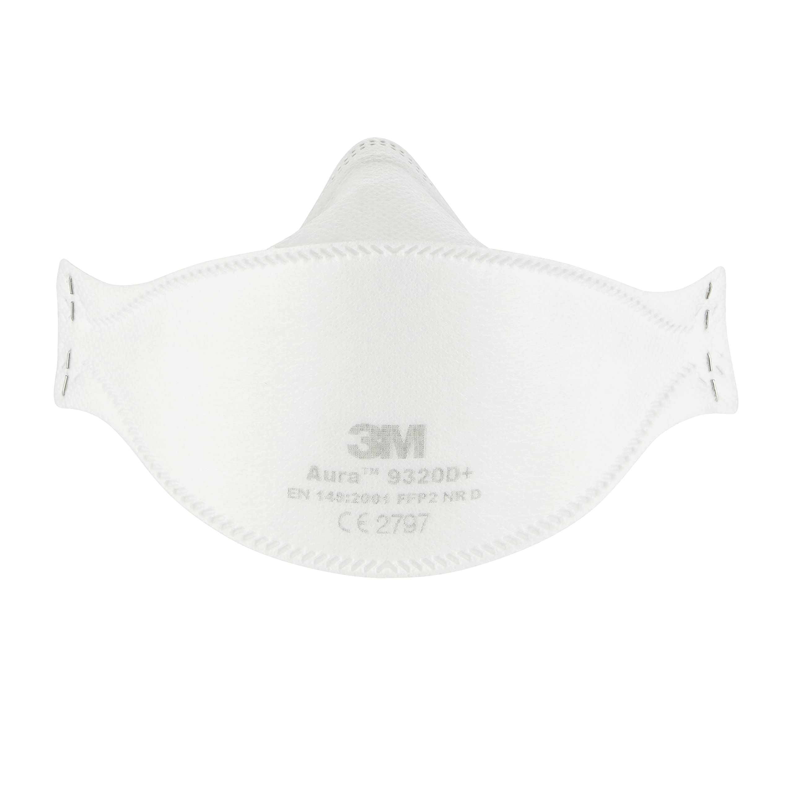 3M Aura Disposable Particulate Respirator, FFP2, Nonvalved, 3 Pack