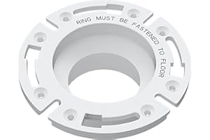 SEAFLO Universal Replacement RV Toilet 3" Floor Flange White