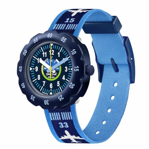 Flik Flak Unisex Kid Watch Biosourced Quartz Waterproof Take Off