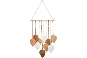 ZUDKSUY Palm Macrame Wall Hanging, Boho Wall Decor Woven Tapestry 40cm x 90cm, Suitable for Living Room, Apartment Wall Art, 