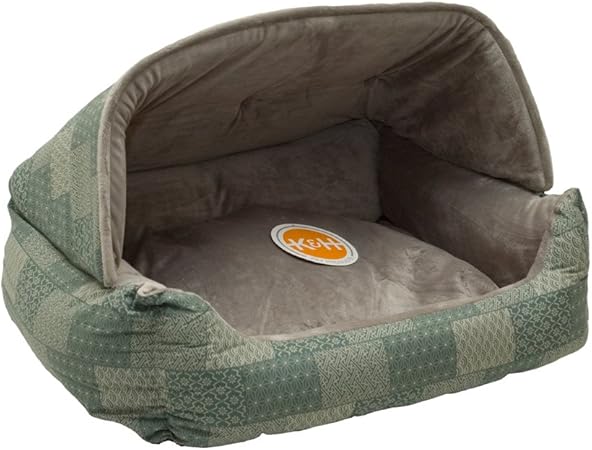 hooded pet bed