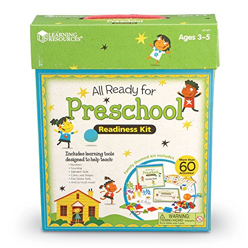 Learning Resources LER3477  All Ready For Preschool Readiness Kit