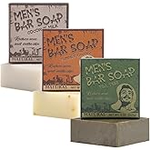 SKIRIFINE Natural Bar Soap for Body - 5oz x 3 Bars, Skin Cleansing Bar Soap Made from Natural Oils, Acne Relief & Skin Moisturizing - Australian Tea Tree, Summer Orange, Coconut Milk