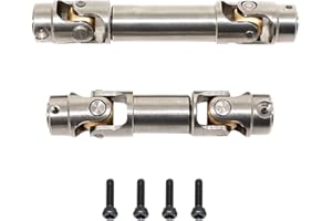 XSYGO Drive Shaft Stainless Steel Front Rear Center Driveshafts for 1/18th TRX4M Defender Bronco RC Crawler Car Upgrades