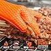 Oven Gloves, Bontip Heat Resistant Oven Mitts Silicone Waterproof Kitchen Gloves Long Baking Mitts with Inner Cotton Layer & Finger & Loop for Grilling Cooking BBQ