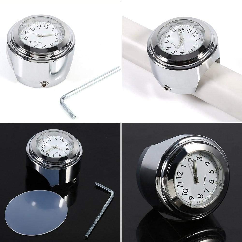 Keenso Motorcycle Handlebar Mount Clock, Waterproof Dial, Noctilucent Display, Motorcycle Handlebar Timepiece - Image 3