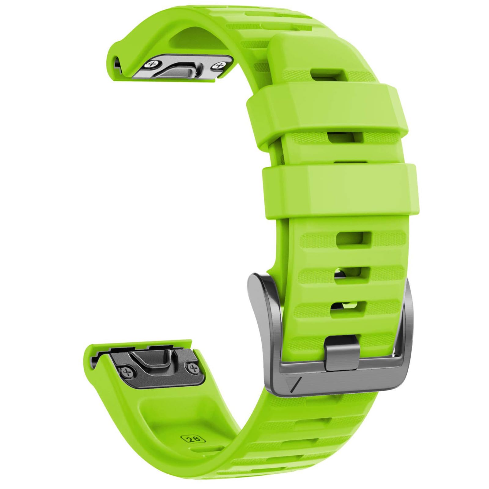 NotoCity Compatible with Garmin Fenix 6x Pro/7x Strap, 26mm Replacement Strap for Garmin Fenix 6x/7x pro/5x/5x Plus, Fenix 3/HR/8 51mm, Instinct 2X, Epix Pro 51mm Silicone(Green) โ image 1