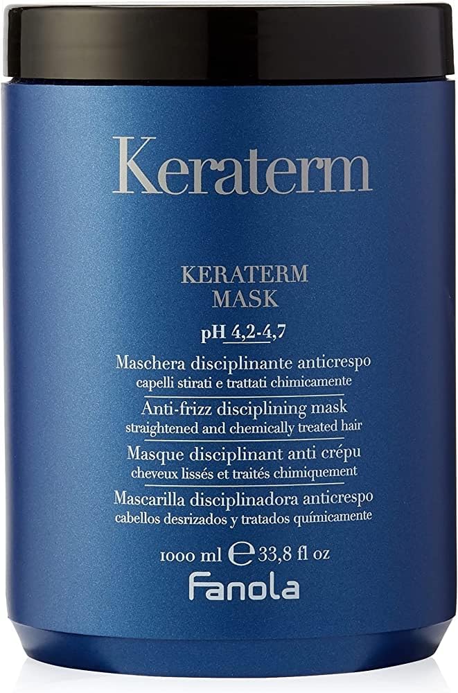 Fanola Keraterm Disciplinante Hair Mask, Multicolor, 1 kg, 1000 ml