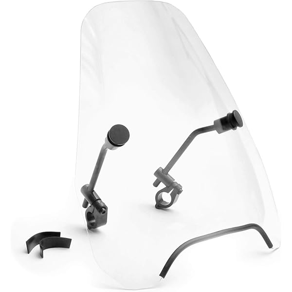 Windshields スリップストリーマー18 "T x 19" wクリアビレットウィンドシールド7 "1"ハンドルバーマウント