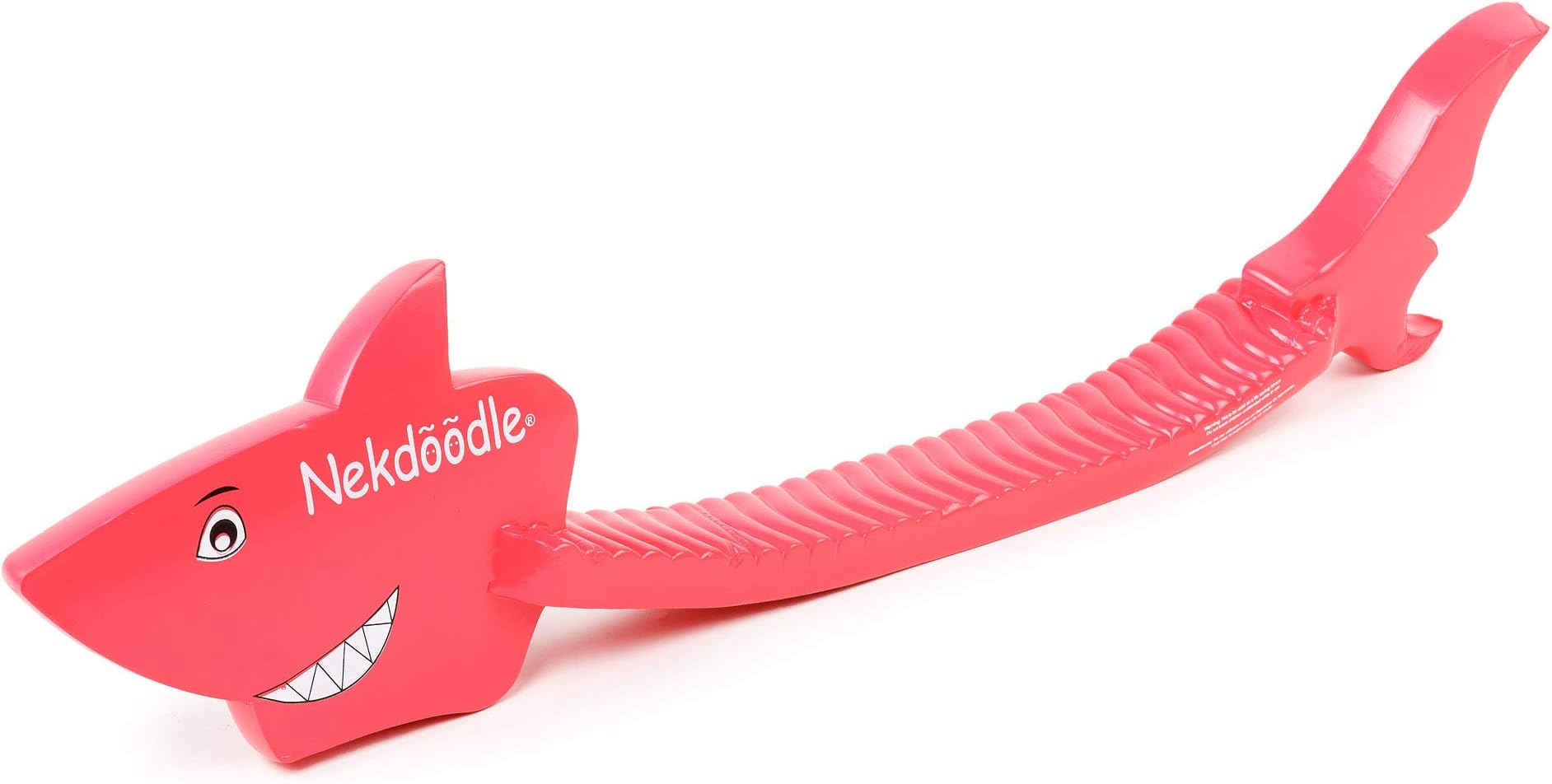 Nekdoodle Swimming Pool Noodle for Kids | Swim Training & Exercise Aid | Fun & Recreational Pool Toy | Hot Pink Shark