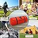 GEERTOP Waterproof Adjustable Tent Compression Bag Lightweight Duffel Bag - for Camping Outdoor Sports (Red, for 4 to 5 Men Tent)