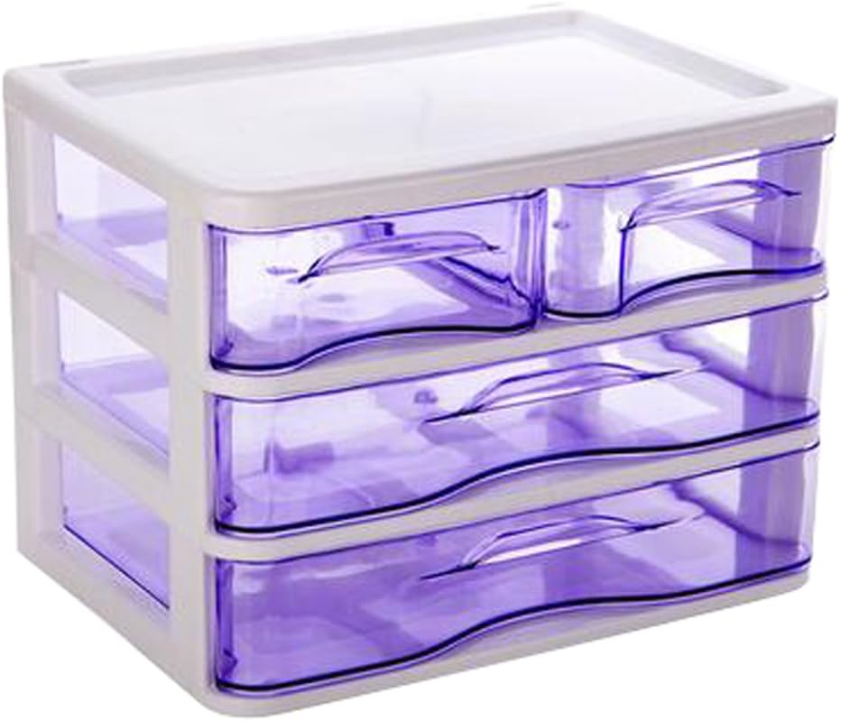 Amazon Com Office Plastic Desktop Storage Drawer Organizer 4