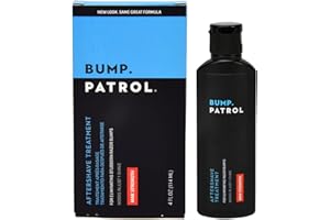 Bump Patrol Maximum Strength Aftershave Formula - After Shave Solution Eliminates Razor Bumps and Ingrown Hairs - 4 Ounces