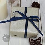 YAAVAAW 22m Navy Satin Ribbon 10mm Thin Gift Wrap Wedding Decor view 3