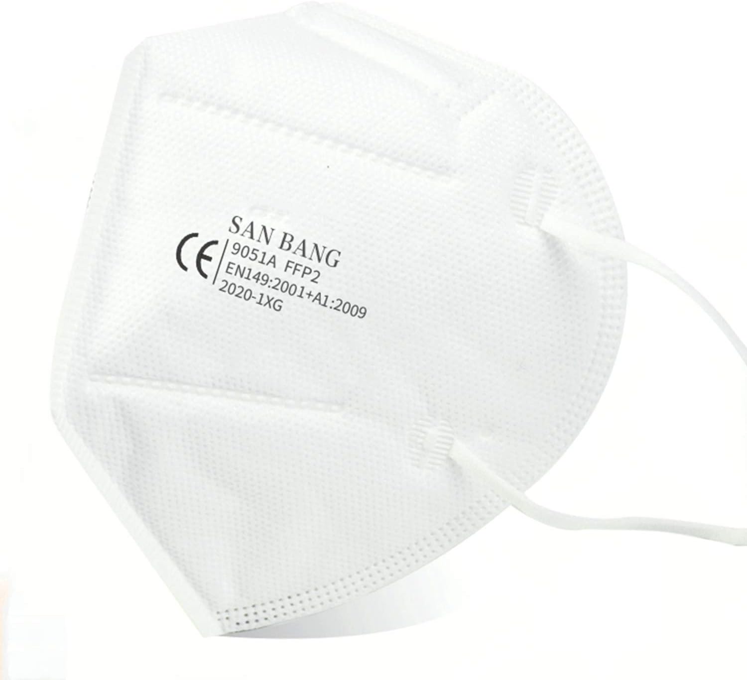 F*F*P*2 Filtration 95% CE K*N*9 * 5 Transmission Antivirus Transmission Anti-Droplets Anti-Pollution Anti-Dust Anti-Bacterial (20pcs)