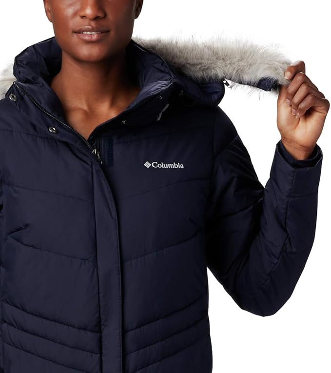 Columbia 哥伦比亚 Peak to Park 防水 中长款女式连帽保暖棉服夹克 1.5折.96 海淘转运到手约￥281