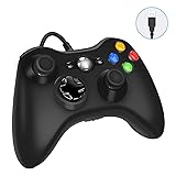 Xbox 360 Wired Controller for Microsoft Xbox 360, Game Controller with Dual-Vibr