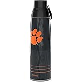 Tervis Venture Water Bottle Clemson Tigers - Full Speed Triple Insulated Tumbler Travel Cup Keeps Drinks Cold & Hot, 36oz, Stainless Steel