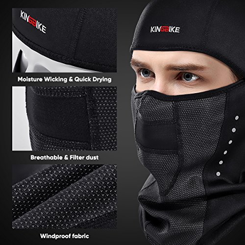 KINGBIKE Balaclava Ski Mask Motorcycle Running Full Face Cover