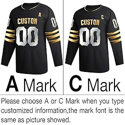 Pullonsy Black Customized Ice Hockey Jersey for Men