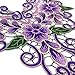 Embroidered Lace Purple Neckline Collar Applique Motif Venise Scrapbooking Embellishment Trimming Patches Sewing Accessories 1 Pc