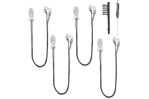 Elonvoc Hearing Aid Clips to Prevent Loss, Hearing Aid Lanyard for Seniors, Otoclips for BTE Hearing Aids Anti-Lost BTE Clip