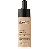 Dermablend Flawless Creator Multi-Use Liquid Foundation Makeup, Full Coverage Lightweight Buildable Foundation, Natural Finish, 1 Fl oz.