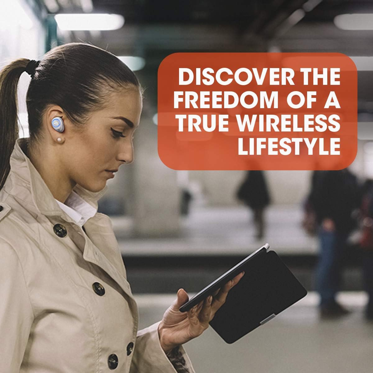 JBL Free X Wireless Bluetooth Sport and Active Headphones – Truly Wireless In-Ear Buds – Compatible with multiple call and music devices – in Black - Image 3