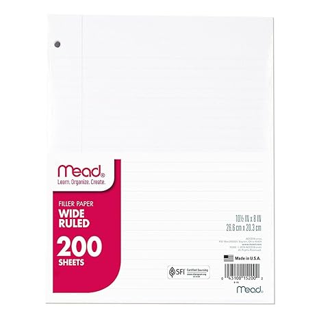 Mead Loose Leaf Paper