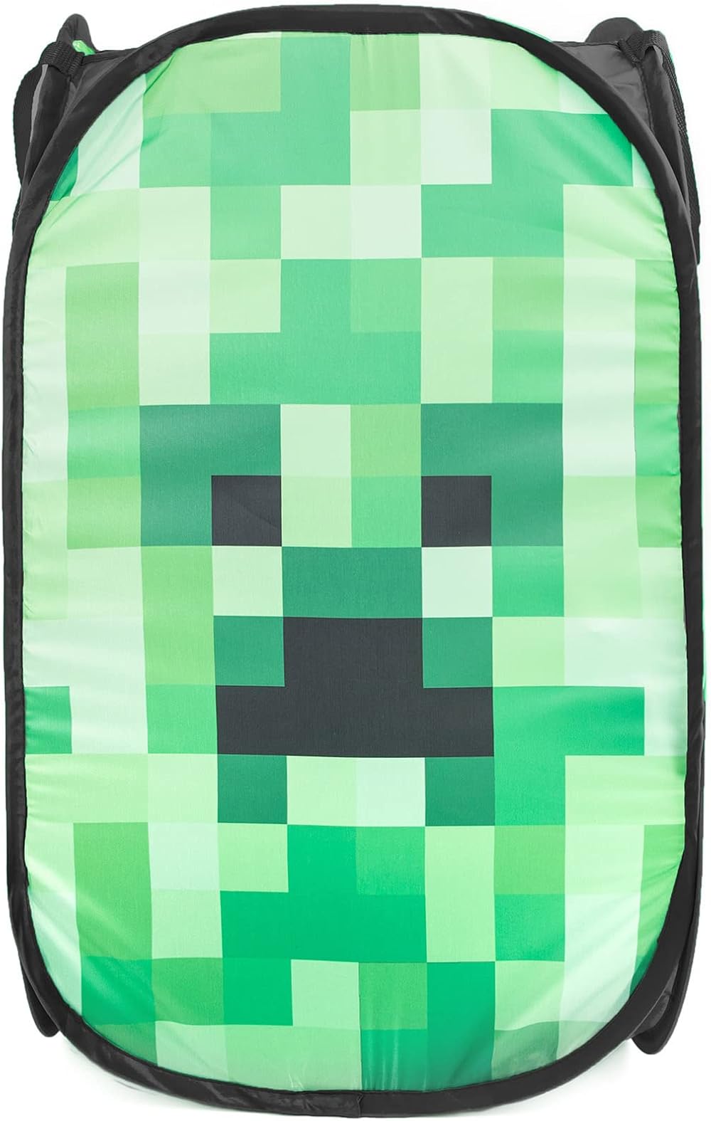 Jay Franco Minecraft Creeper 80L Pop-Up Laundry Basket Hamper