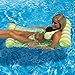 FLYMEI Water Hammock Lounge Swimming Pool Floats, Inflatable Pool Lounger - Green