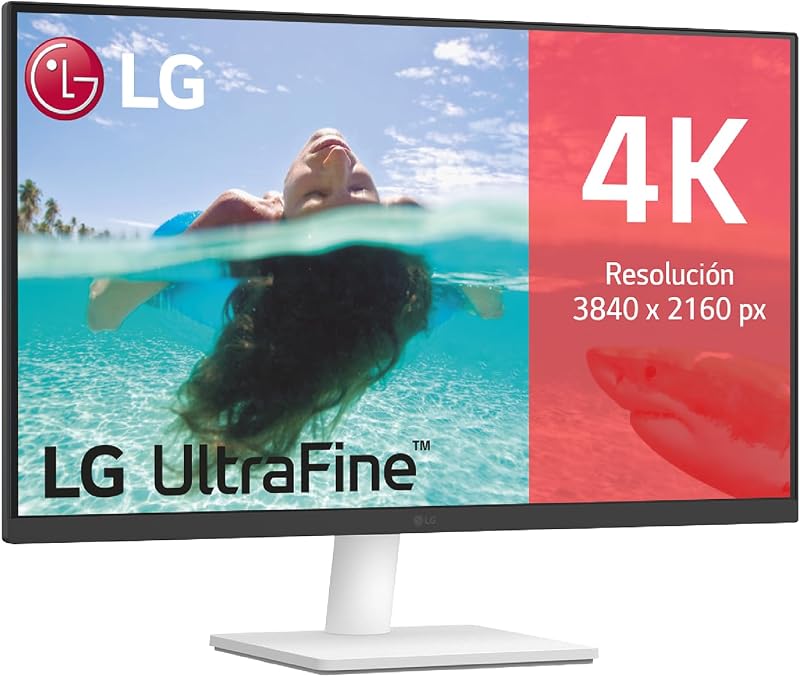 Monitor Ultrafino 27US50Z-W - 27'', IPS, 4K UHD, 60 Hz, HDR10, Branco