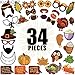 KatchOn, Happy Thanksgiving Photo Booth Props - Pack of 34 | Thanksgiving Photo Props | Fall Photo Booth Props | Thanksgiving Picture Props for Thanksgiving Decorations | Harvest Photo Booth Props