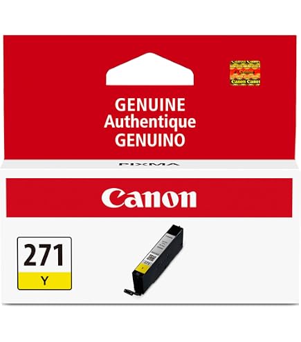 Amazon.com: Canon CLI-271 Genuine Cyan Ink Tank, Compatible with