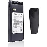 IFREQTECH NNTN7335B 7.4V 2600mAh Li-ion Battery for Motorola Radio MT1500 PR1500 XTS1500 XTS2500 NTN9858 NTN9815 with Belt Clip