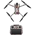 FSIDIWT Skin Stickers Compatible with DJI Mini 4 Pro, Waterproof Sticker Decal Skin DIY Accessory for DJI Mini 4 Pro Drone and RC 2 Controller (C)