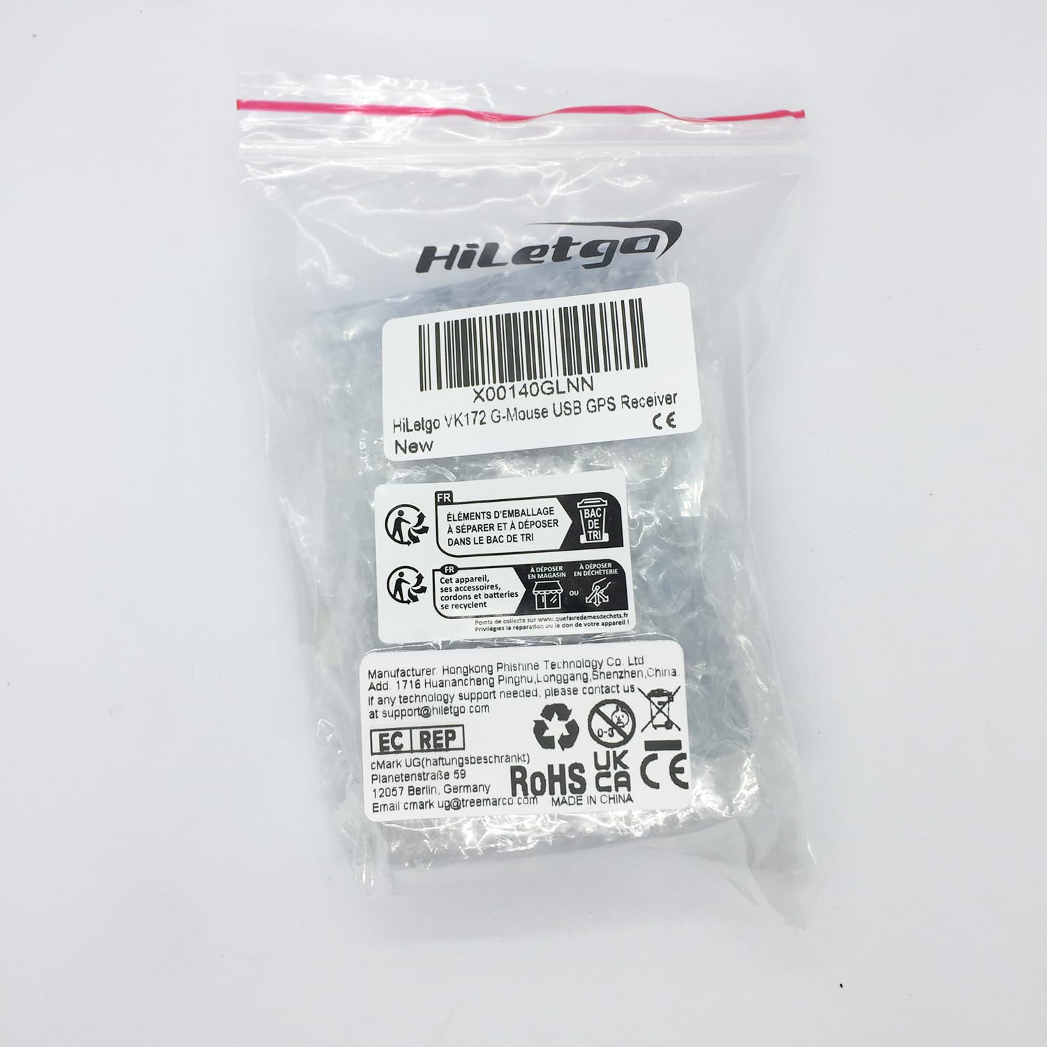 HiLetgo VK172 G-Mouse USB GPS/GLONASS USB GPS Receiver for Windows 10/8/7/VISTA/XP