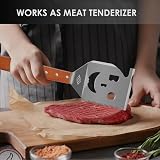 Steven-Bull S 7 in 1 BBQ Spatula with Scraper 17 Inch Heavy Duty Grilling Tool view 7