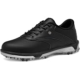 DARIBOM Golf Shoes Men Fixed Cleats Waterproof Professional for Men | TPU protective sole|Wear-resistant|Non-Slip Shoe Studs|Avoid disassembly|Easy to clean|Indoors and Outdoors