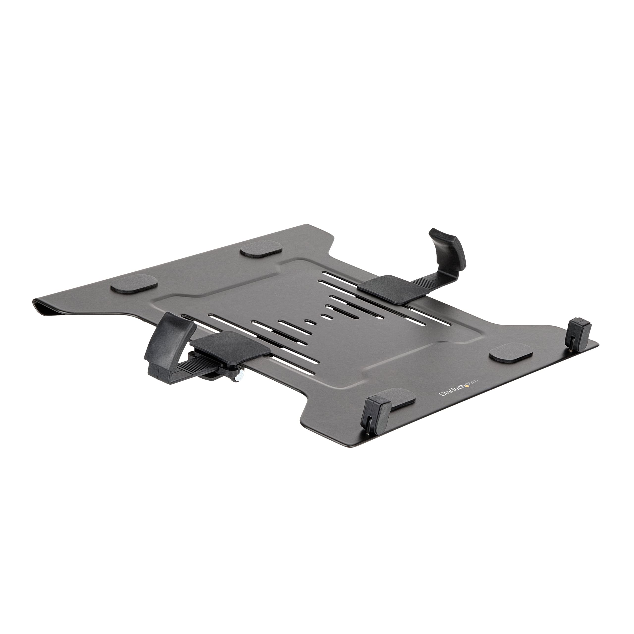StarTech.com VESA Laptop Tray - Adjustable Monitor Arm Laptop Tray Secures Notebooks (4.5kg / 9.9lb) - 75x75 & 100x100 VESA Mount Holes - Ventilated - For Monitor Desk Mounts/Stands (LAPTOP-ARM-TRAY)