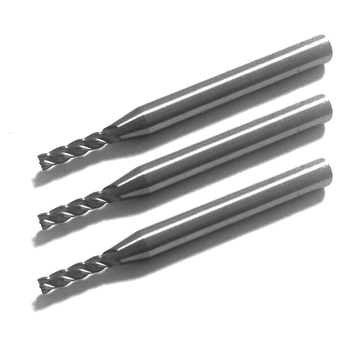 3 pecs 3mm Diameter HSS CNC Straight End Mill 4 Flute Milling End Cutter Drill Bit Tool