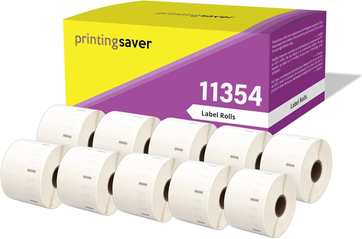 10 Compatible Rolls 11354 S0722540 57mm x 32mm Address Labels for LabelWriter 4XL 450 400 330 320 310 Twin Turbo Duo Seiko SLP 450 430 420 400 240 220 200 120 100 Pro Plus (1000 Labels per Roll)