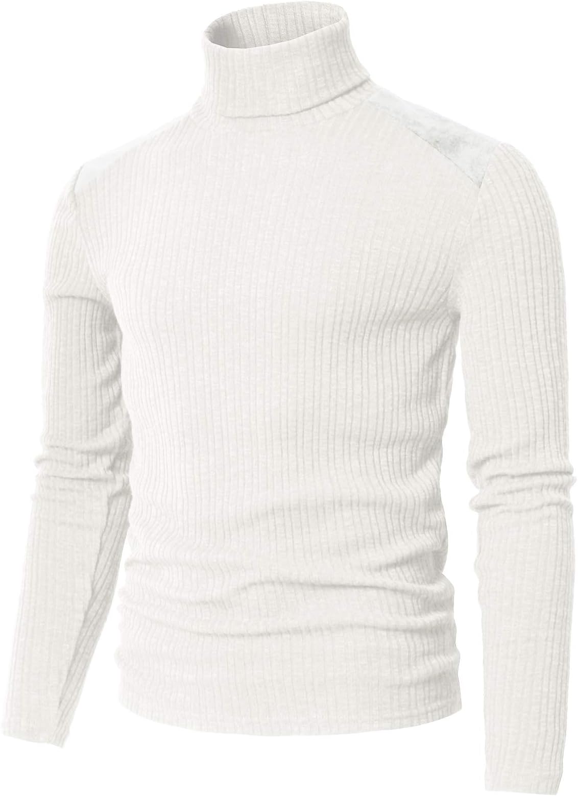 Mens Slim Fit Turtleneck Pullover Sweaters Basic Tops Knitted Thermal