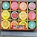 6PC Crystal Fruit Clay Rubber Mud Intelligent Hand Gum Plasticine Slime Kid Toys For Any Child Favor, Gift, Birthday-By Gbell