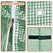 Strong Camel Greenhouse Replacement Cover for 10' x 7' x 6' Frame Larger Walk in Outdoor Plant Gardening Greenhouse Green Color Tarp (Frame Does NOT Included)